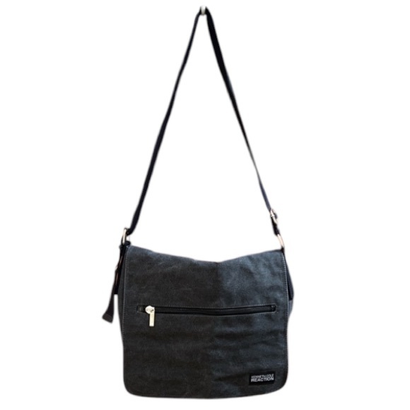 Kenneth Cole Reaction, Canvas laptop, book bag messenger bag NWOT gender neutral - Picture 4 of 17